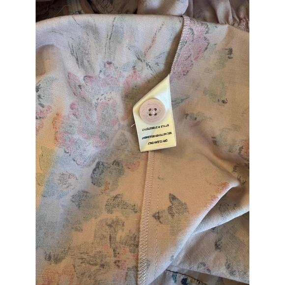 Rebecca Taylor Marlena Off the Shoulder Floral Midi Dress Size 6 - Picture 4 of 5